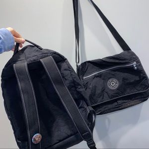 Backpack + messenger bag